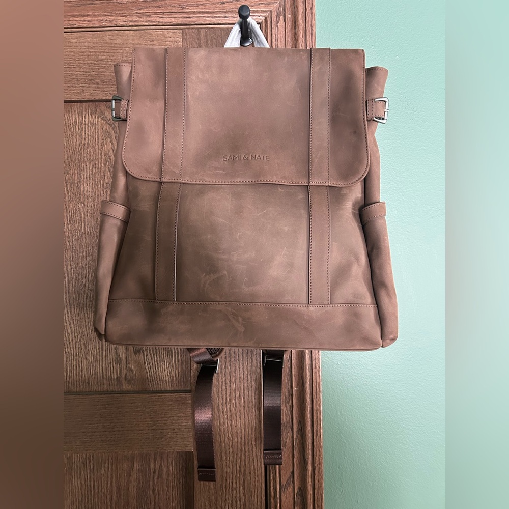 Sami&Nate Leather Backpack
